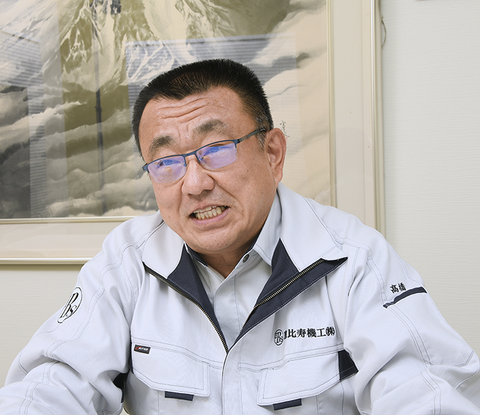 恵比寿機工株式会社 代表取締役 髙橋健一さん
