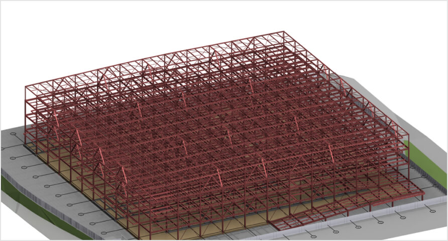 鉄骨建て方検証接地圧確認